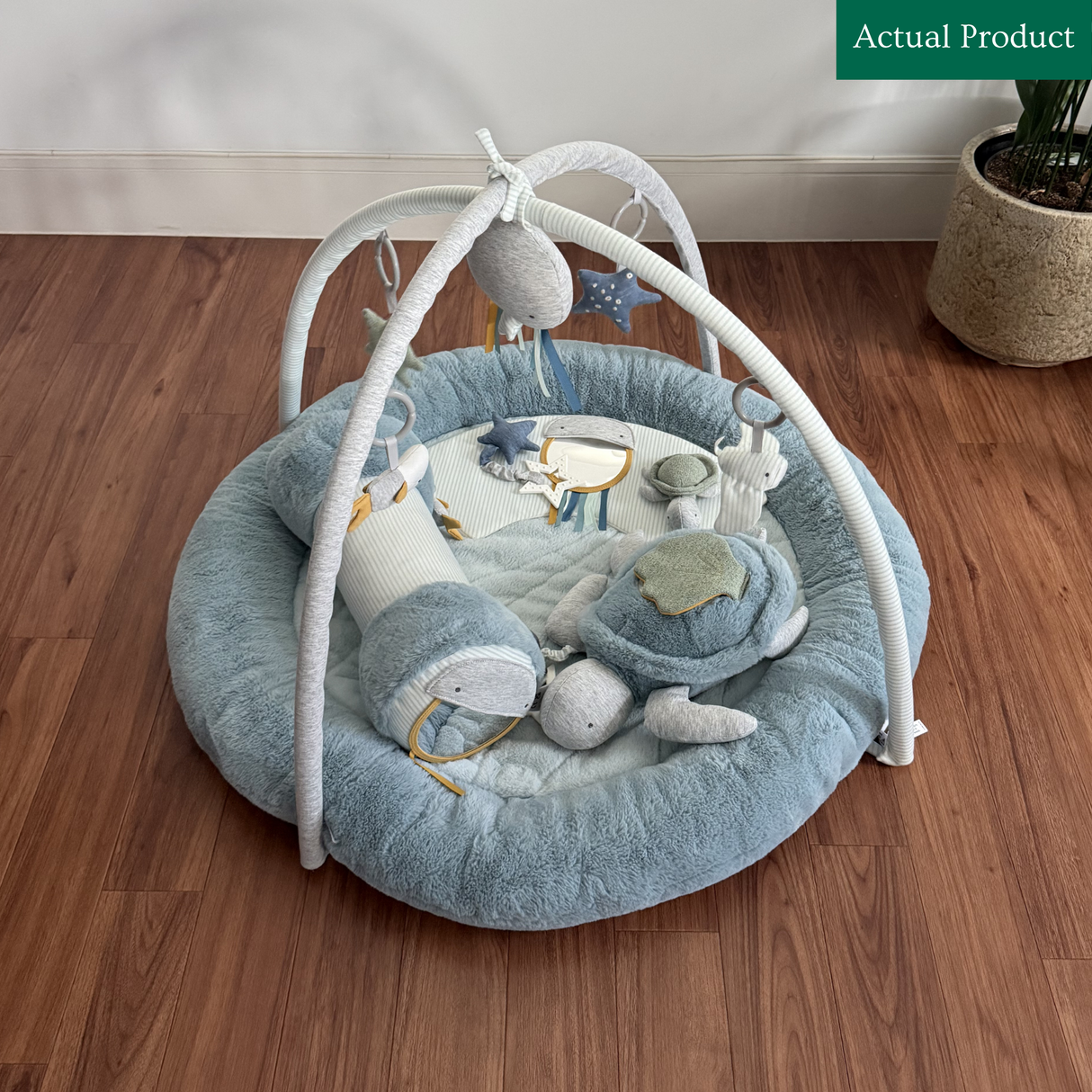 Mamas & Papas Welcome To The World Play Gym Bundle, Like New / Blue