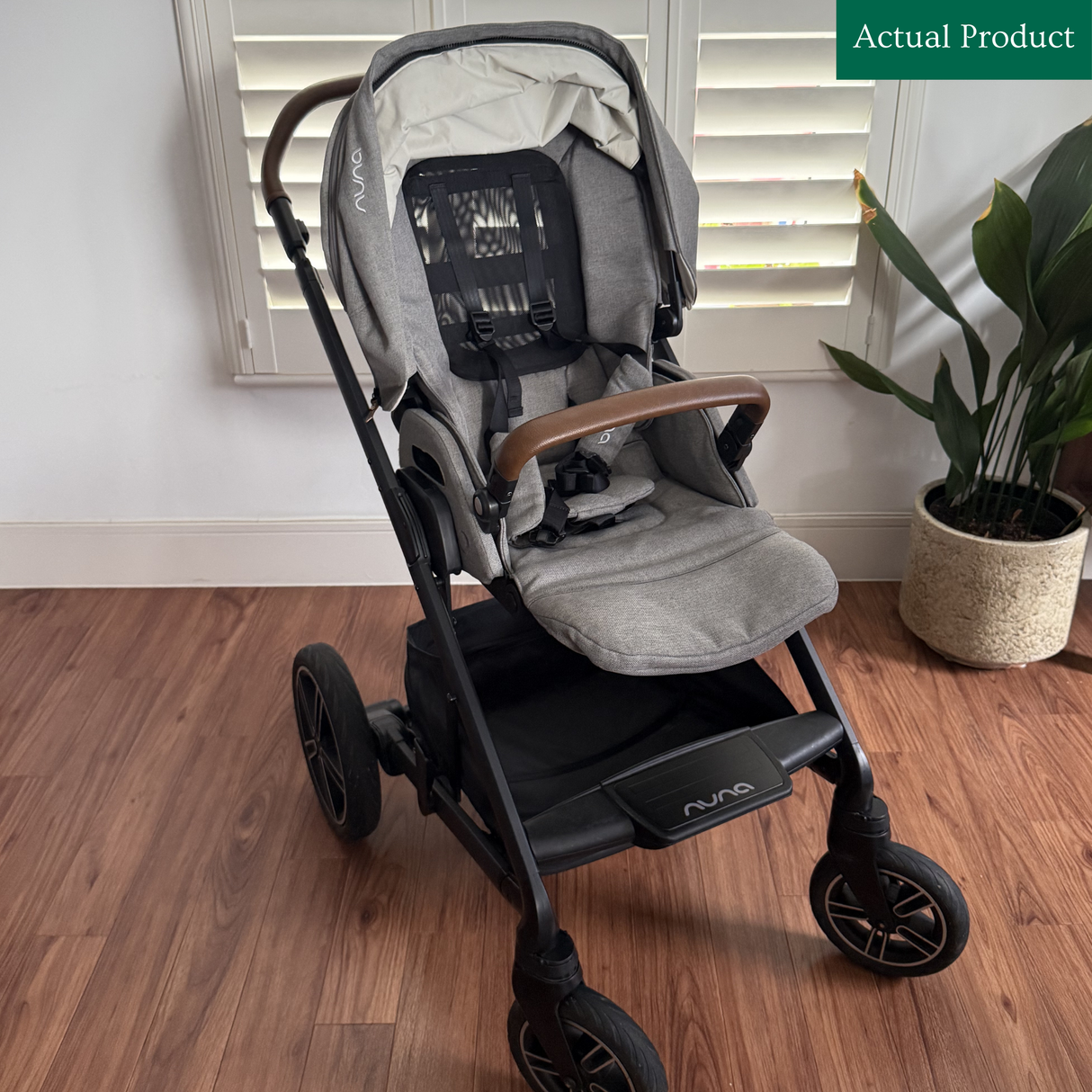 Nuna Mixx Next Travel System and Footmuff, Gently Used / Grey