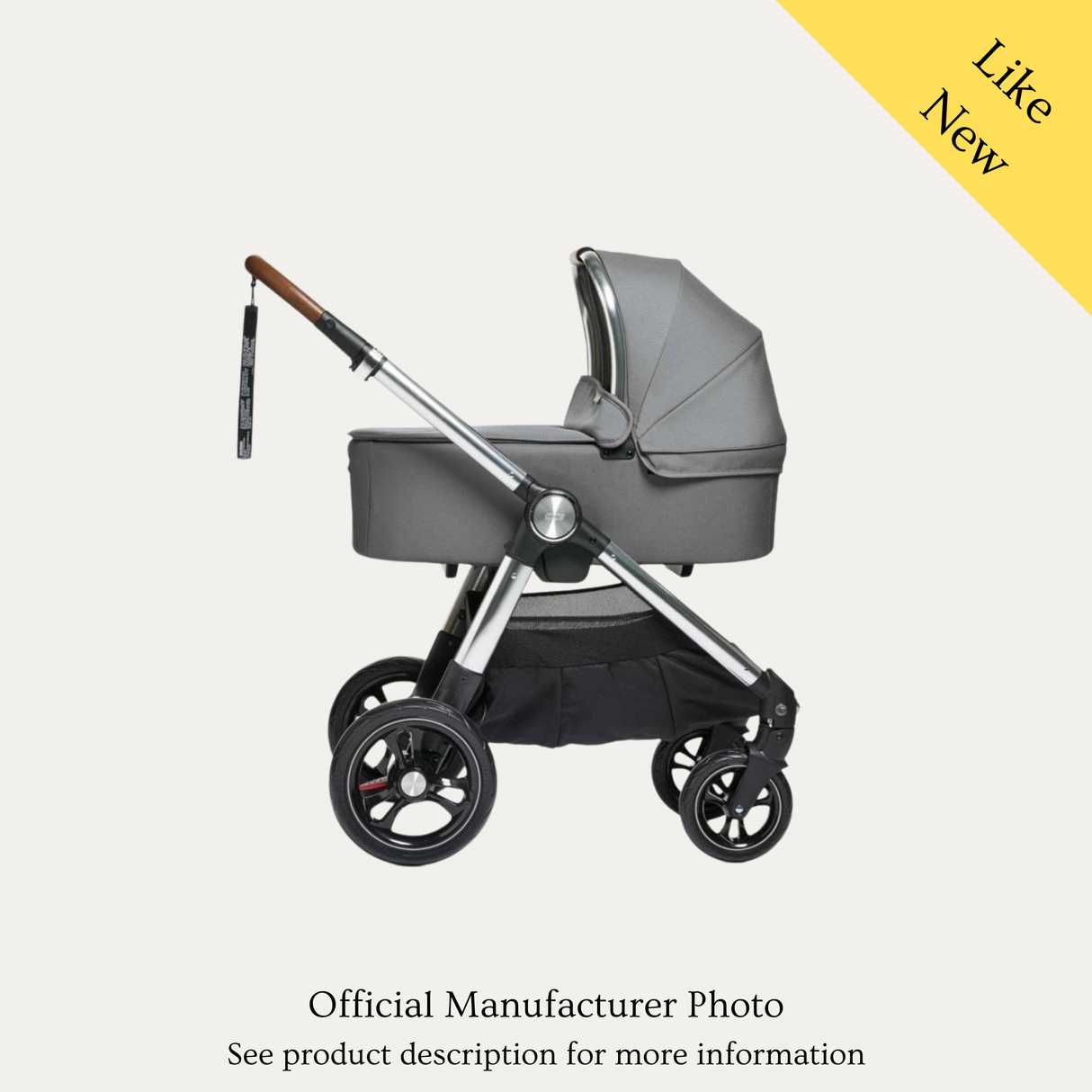 Mamas & Papas Ocarro Pram & Carrycot, Like New / Grey