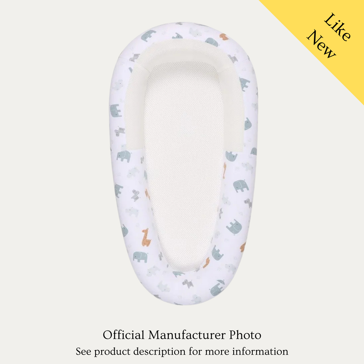 Purflo Sleep Tight Baby Bed, Like New / White