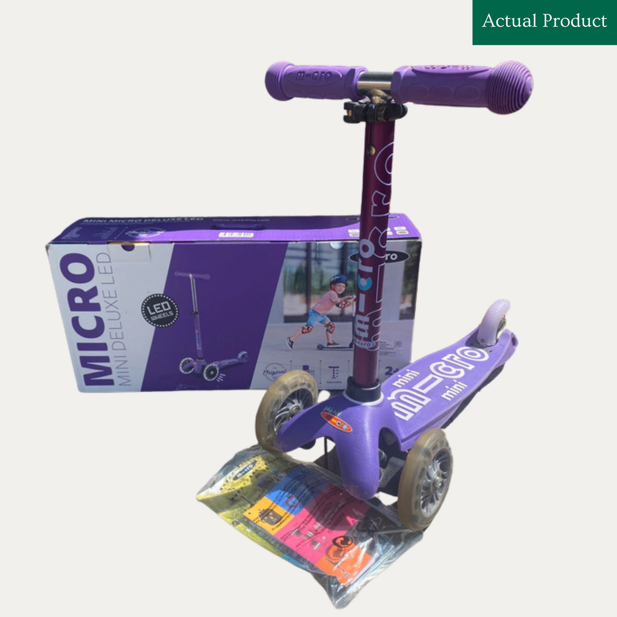 Mini Micro LED Deluxe Scooter