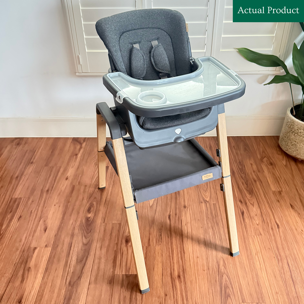 Tutti Bambini Nova Evolutionary High Chair, Gently Used / Grey