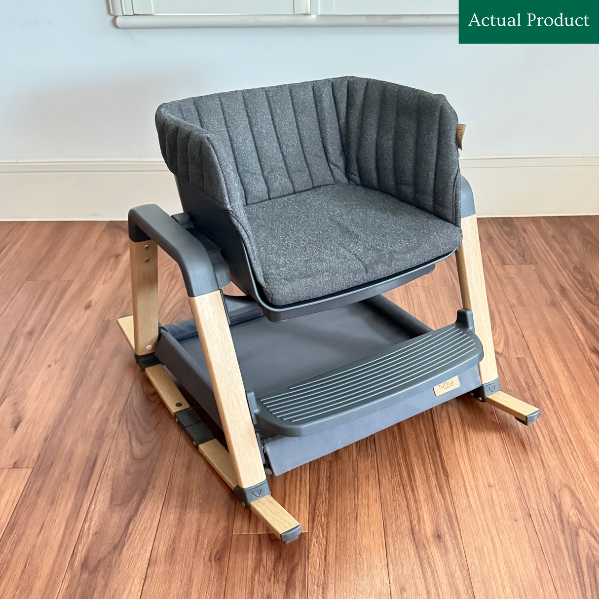 Tutti Bambini Nova Evolutionary High Chair, Gently Used / Grey