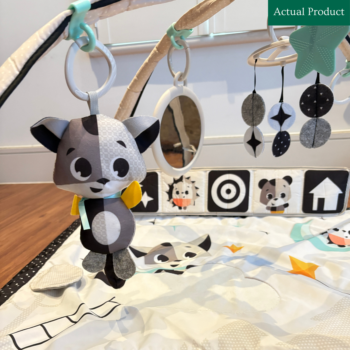 Tiny Love Black & White Gymini, Gently Used / Black & White