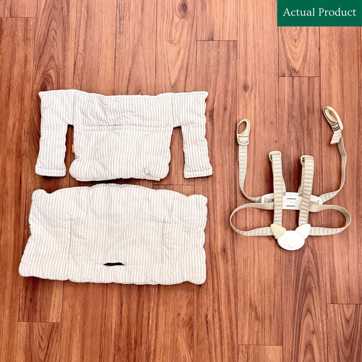 Stokke Tripp Trapp Baby Set V2 (Cushion & Harness), Gently Used / White