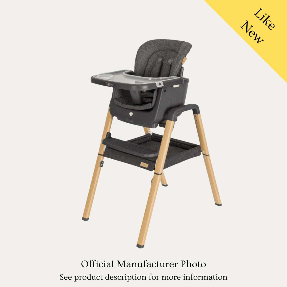 Tutti Bambini Nova Evolutionary High Chair, Like New / Black