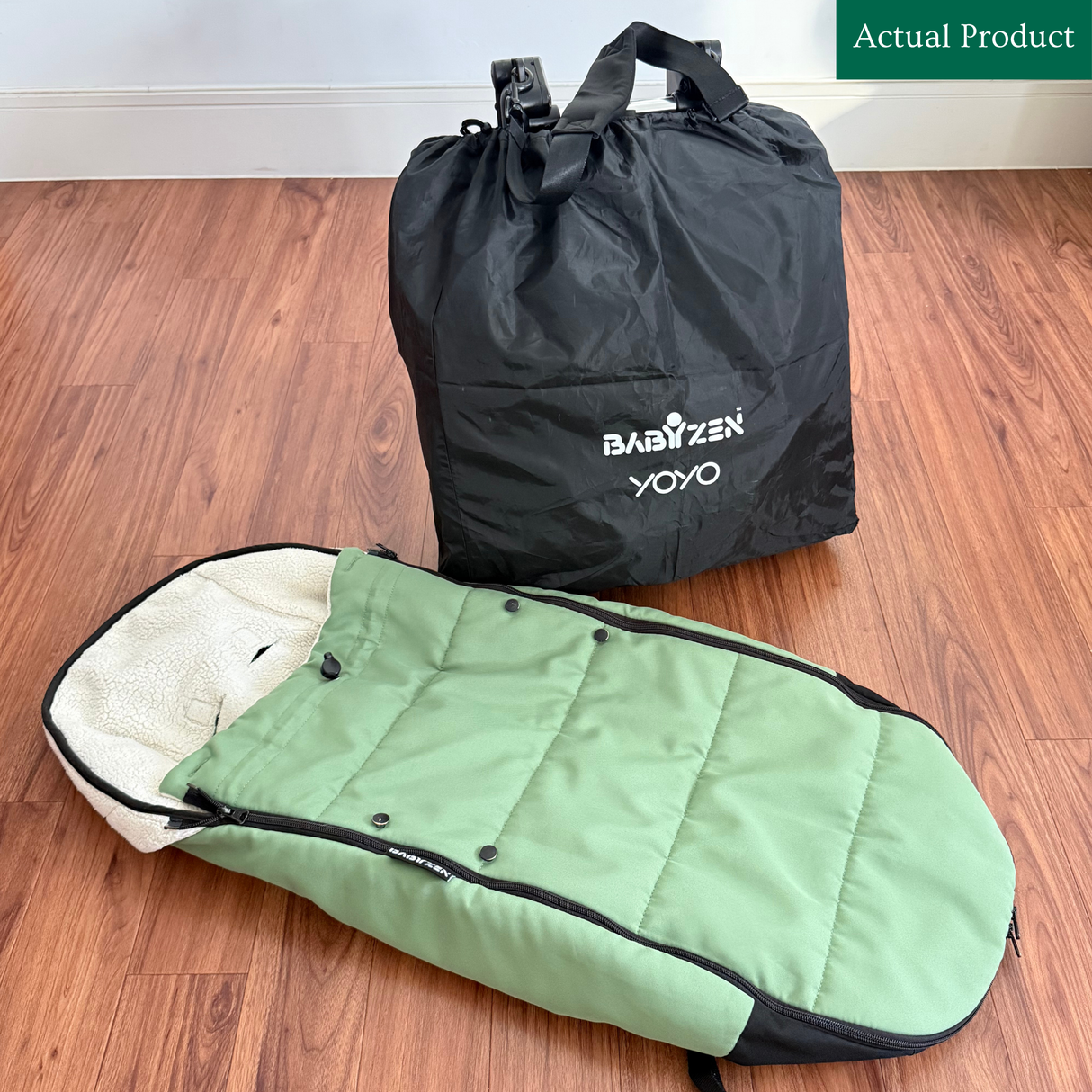 Babyzen YOYO Travel Pram, Gently Used / Green