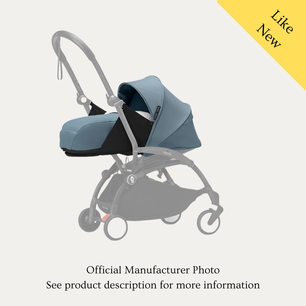 Stokke Yoyo 0+ Newborn Pack, Like New / Aqua