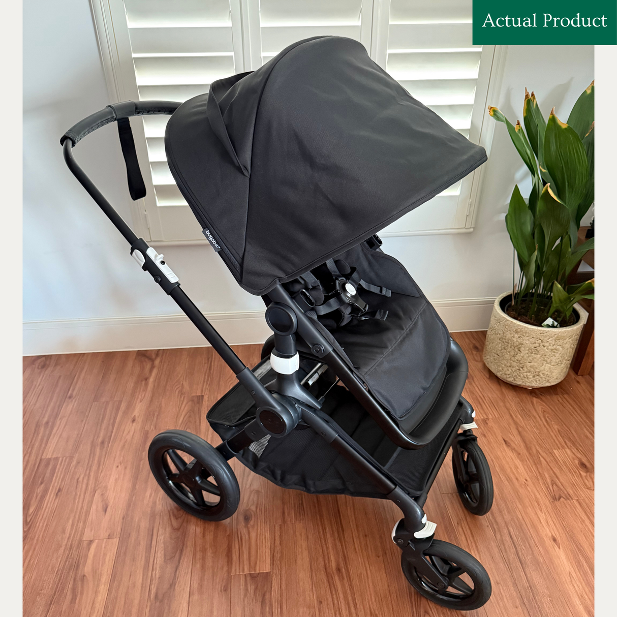 Bugaboo Fox 3 with car adapters, Like New / Black