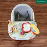 Mamas & Papas Bug 3-in-1 Floor & Booster Seat with Activity Tray, Like New / Grey