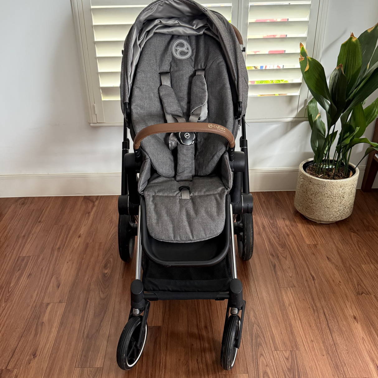 Preloved Cybex Priam Pushchair & Footmuff (No Carrycot), Grey