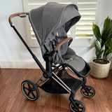 Preloved Cybex Priam Pushchair & Footmuff (No Carrycot), Grey