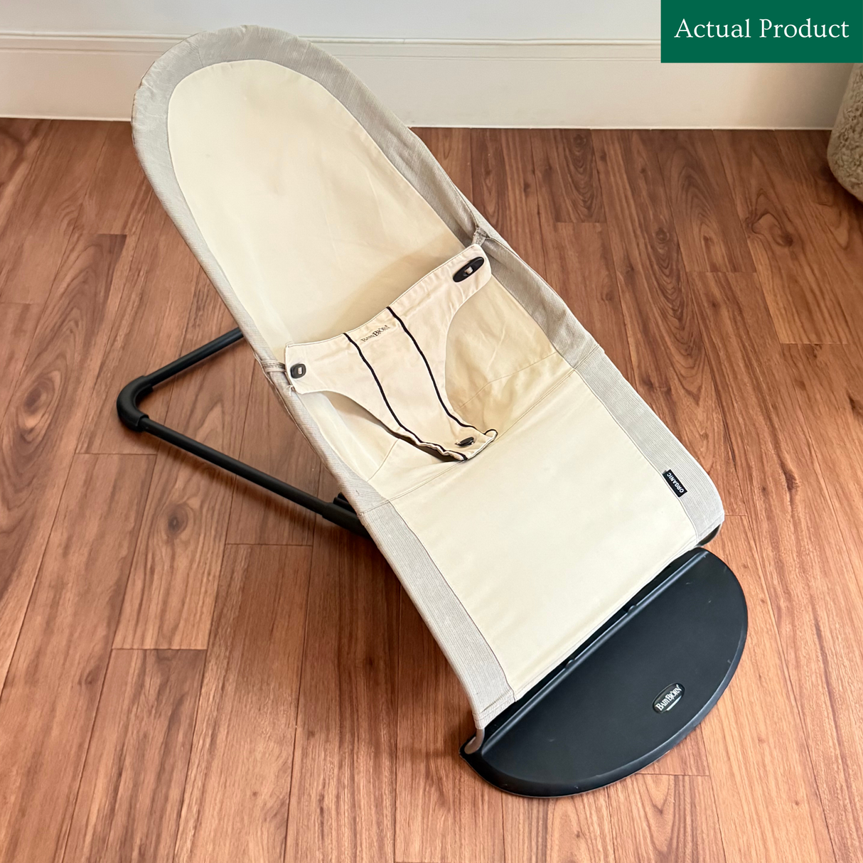 BabyBjorn Bouncer, Gently Used / Beige