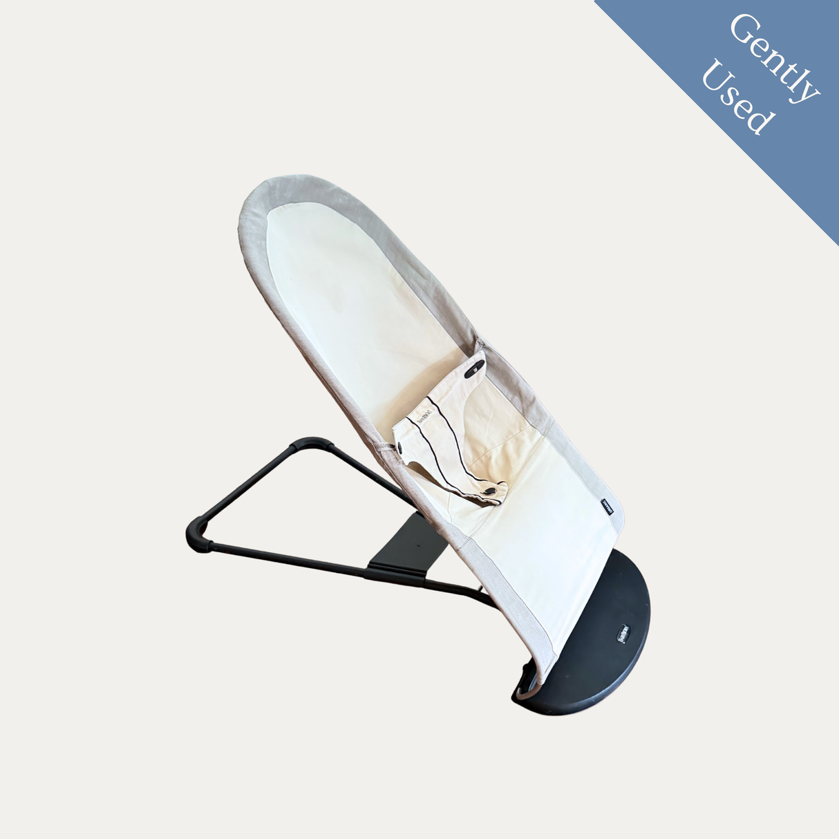 BabyBjorn Bouncer, Gently Used / Beige