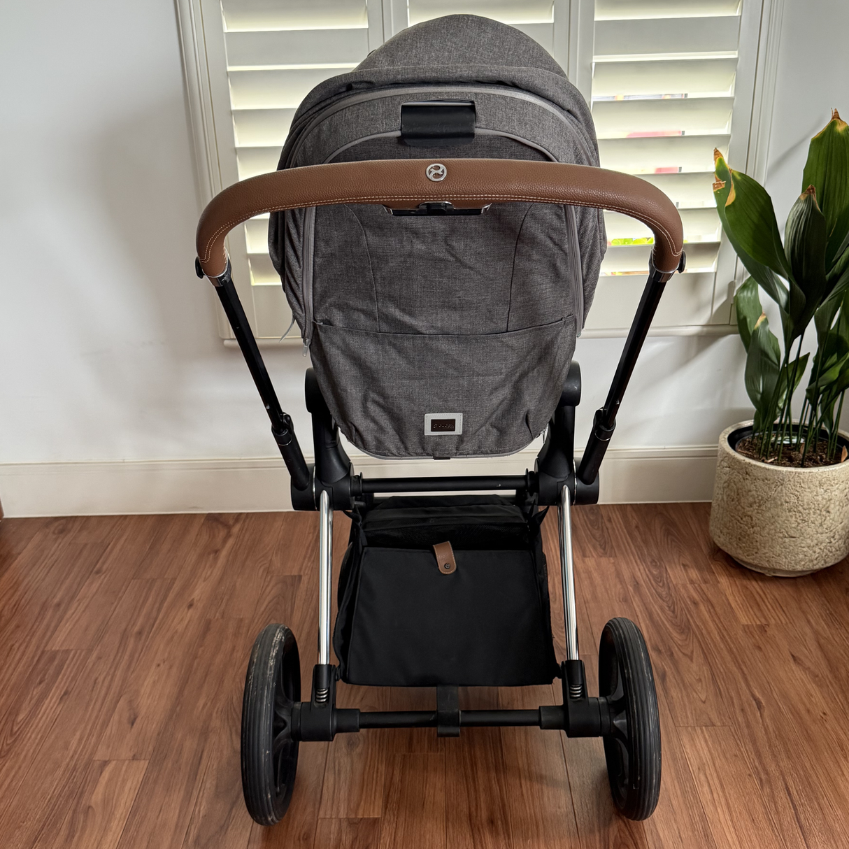 Preloved Cybex Priam Pushchair & Footmuff (No Carrycot), Grey