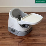 Mamas & Papas Bug 3-in-1 Floor & Booster Seat with Activity Tray, Like New / Grey