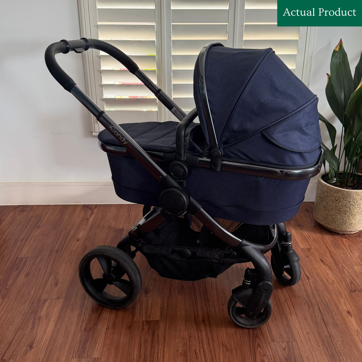 Icandy Peach 6, Like New / Navy & Dark Grey