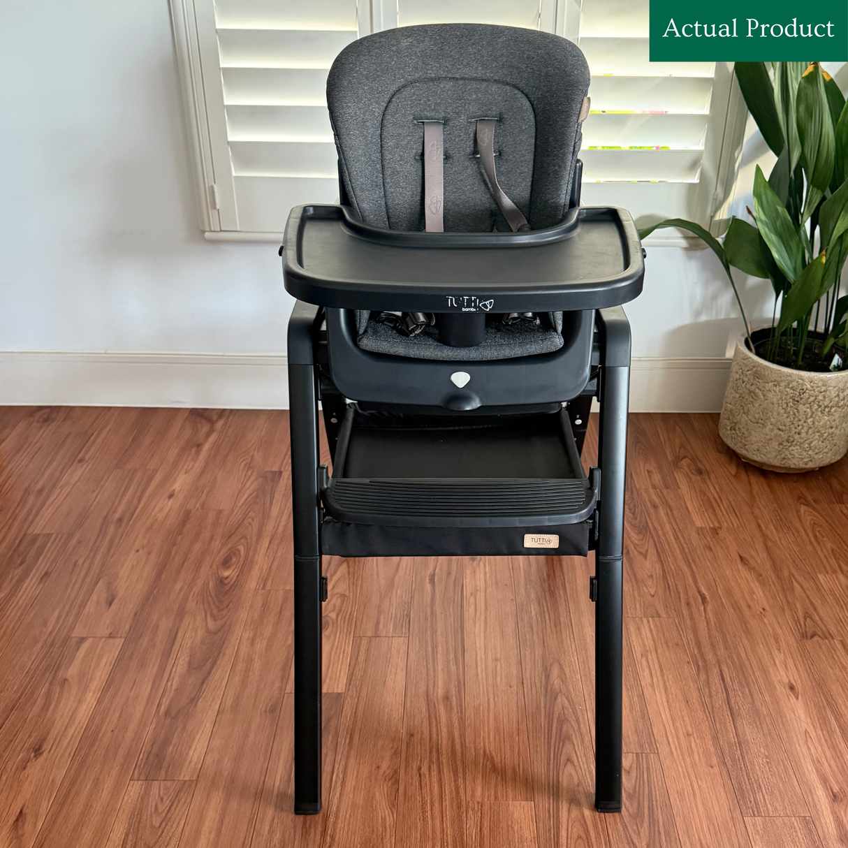 Tutti Bambini Nova Evolutionary High Chair, Like New / Black