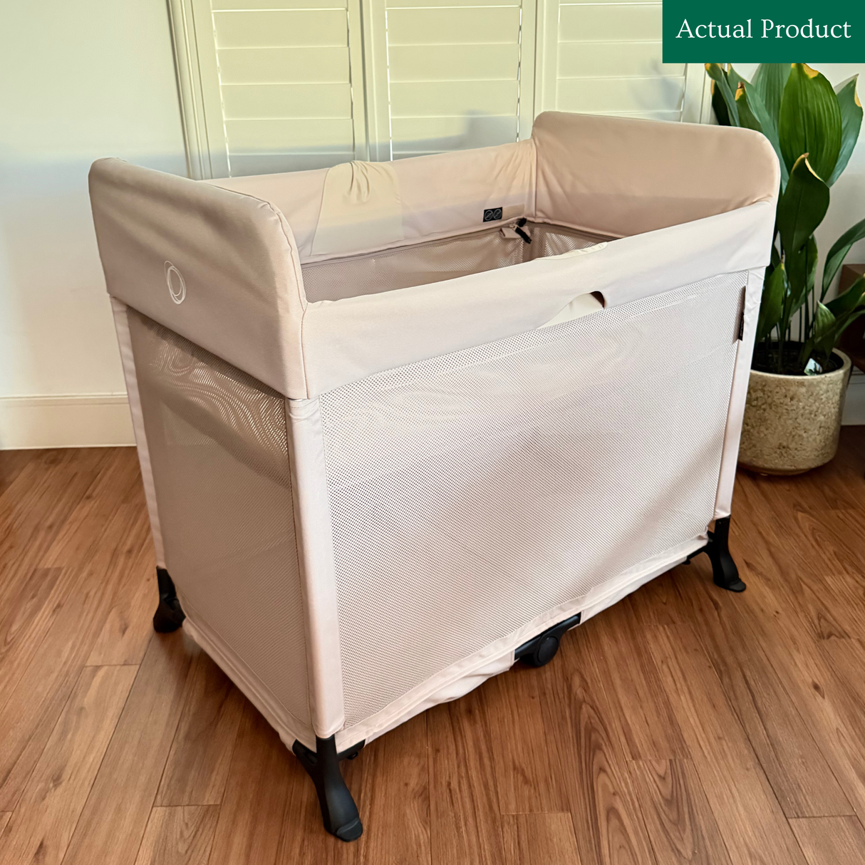 Bugaboo Stardust Travel Cot, Like New / Beige