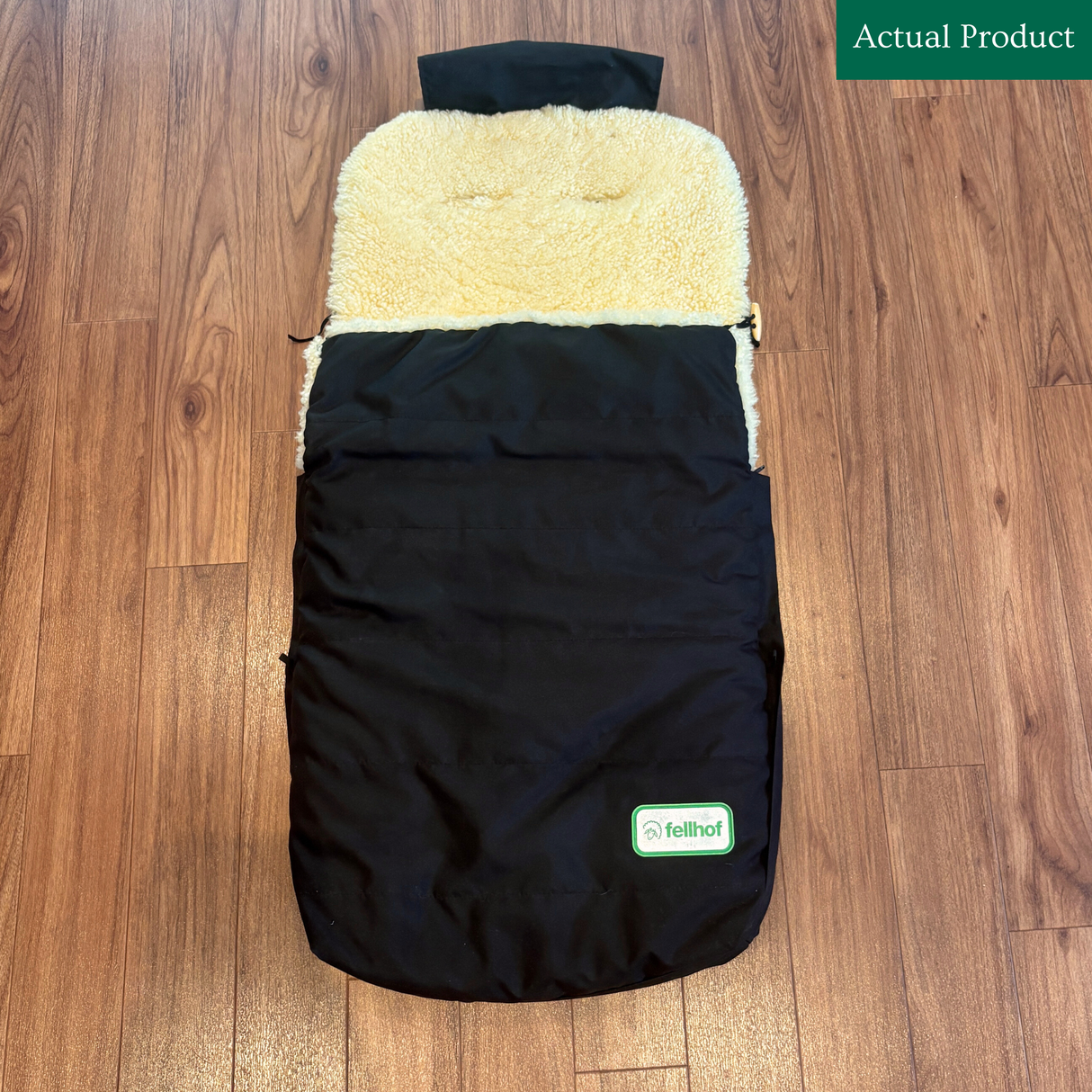 Fellhof Sheepskin Footmuff, Gently Used / Black