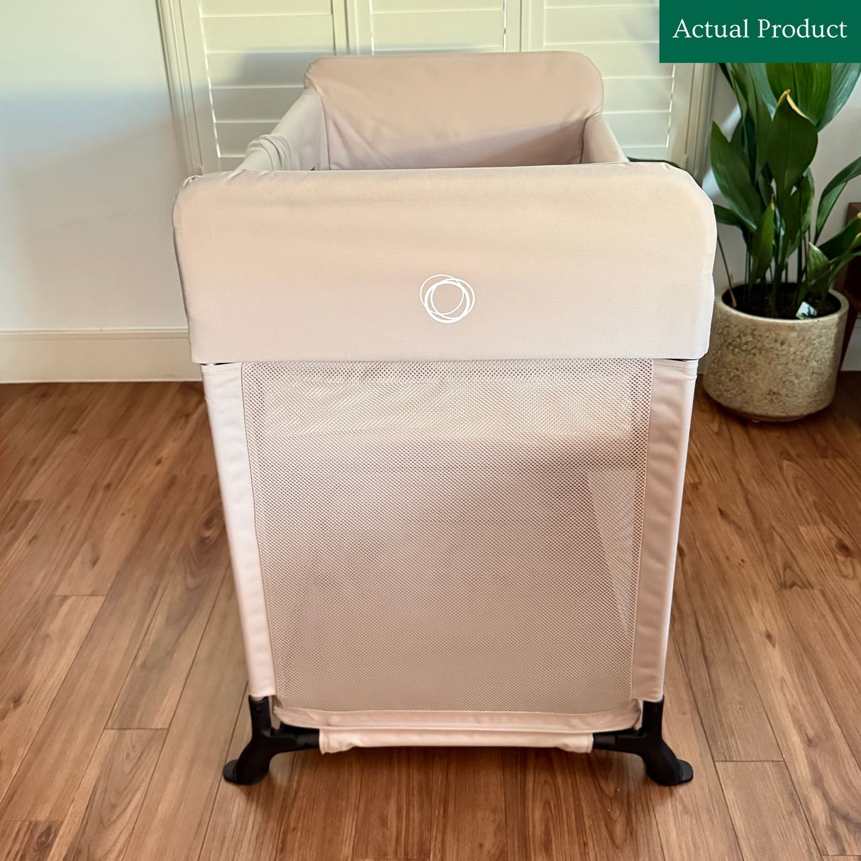 Bugaboo Stardust Travel Cot, Like New / Beige