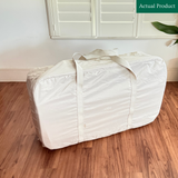 Mamas & Papas Lua Bedside Crib, Like New / Light Grey