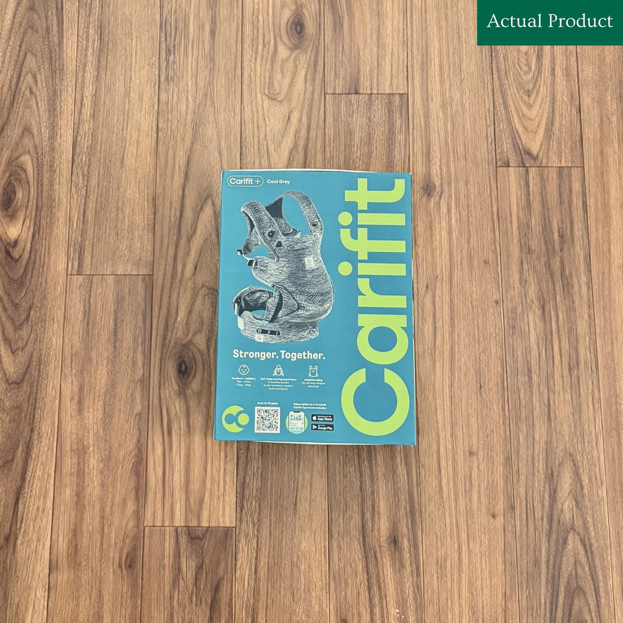 Carifit+ Cool Grey Baby Carrier, Like New / Grey