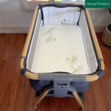 Tutti Bambini Cozee XL Bedside Crib, Like New / Dark Grey