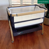 Tutti Bambini Cozee XL Bedside Crib, Like New / Dark Grey