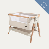 Tutti Bambini Cozee Air Bedside Crib, Gently Used / Beige