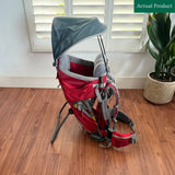 Deuter Kid Comfort 2 Child Carrier (With Sun Hood And Rain Cover), Gently Used / Red