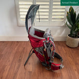 Deuter Kid Comfort 2 Child Carrier (With Sun Hood And Rain Cover), Gently Used / Red