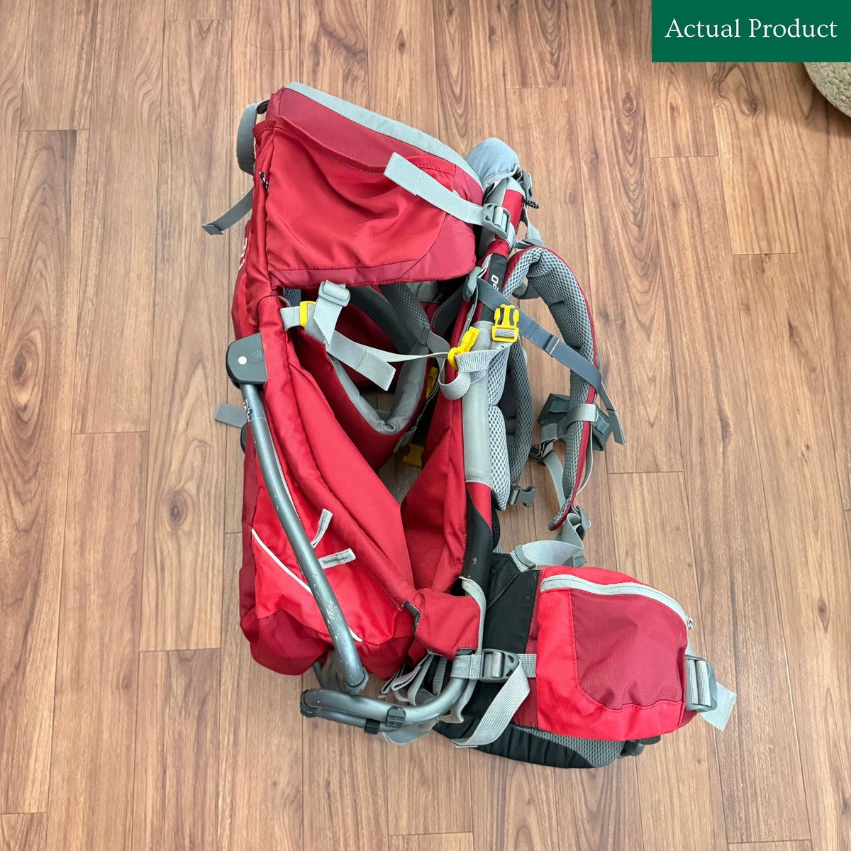 Deuter Kid Comfort 2 Child Carrier (With Sun Hood And Rain Cover), Gently Used / Red