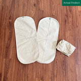 The Little Green Sheep Organic Knitted Moses Basket, Like New / Beige