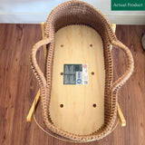 Ickle Bubba Nova Moses Basket & Stand, Like New / Mocha