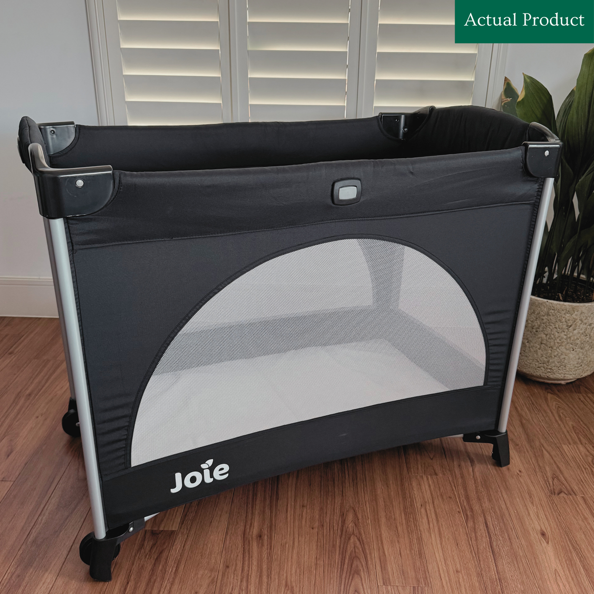 Joie Allura Travel Cot, Like New / Black