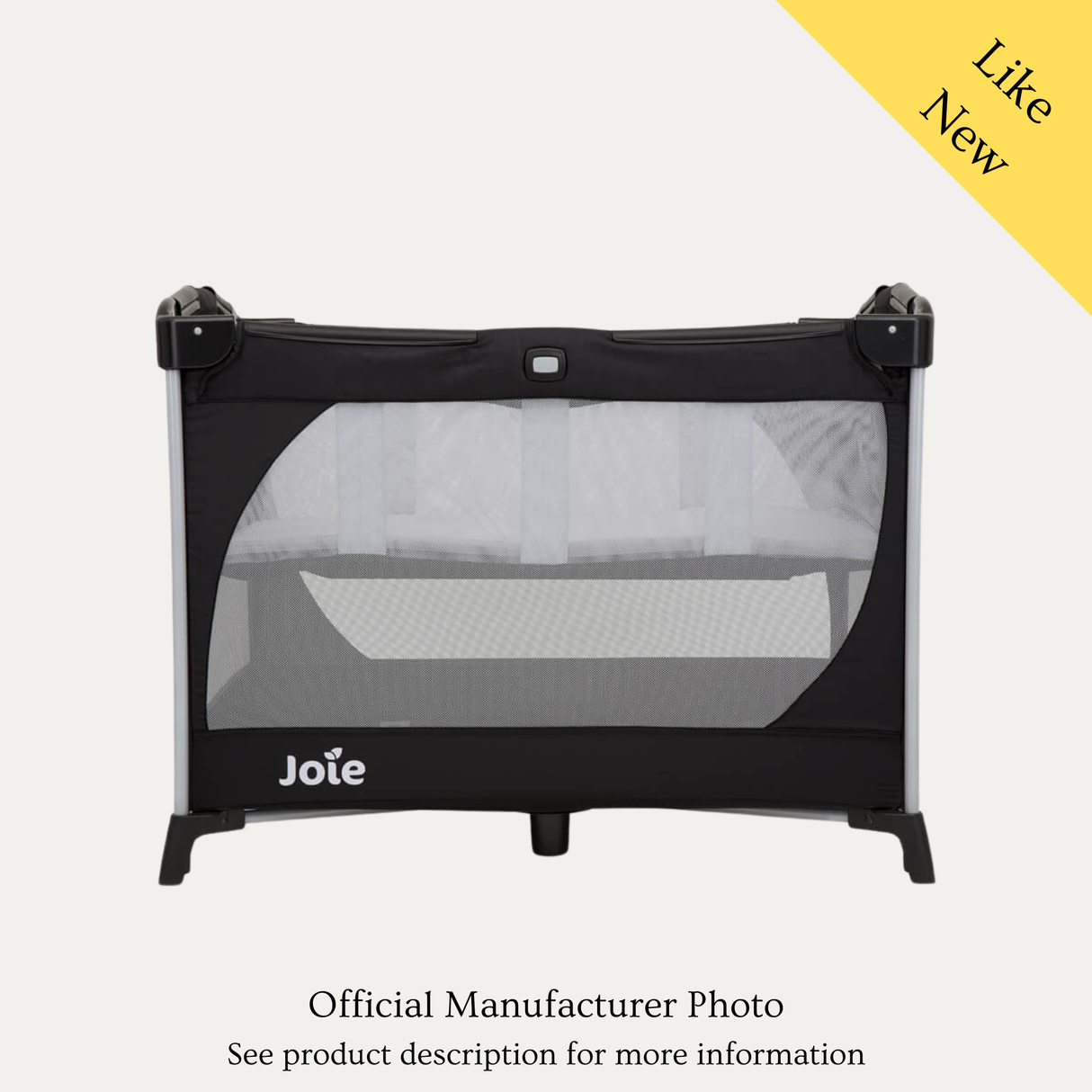 Joie Allura Travel Cot, Like New / Black