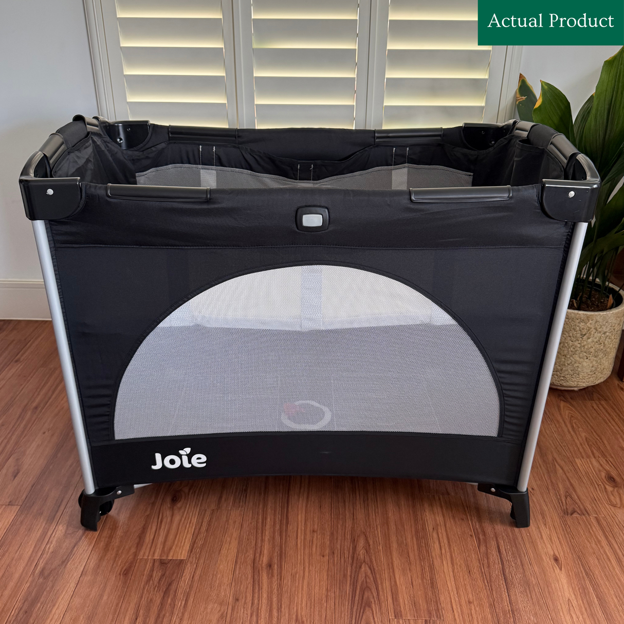 Joie Allura Travel Cot, Like New / Black