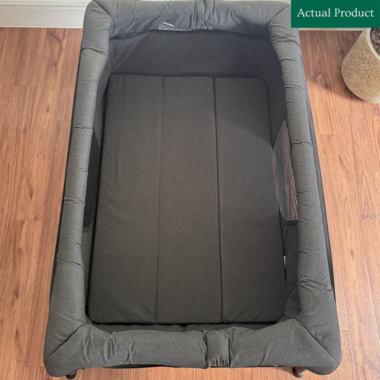 Micralite Sleep & Go Travel Cot With Newborn Insert, Like New / Black