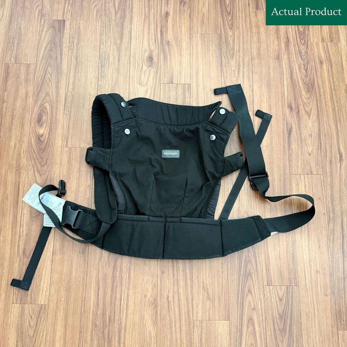 MomCosy PureHug Baby Carrier, Like New / Black