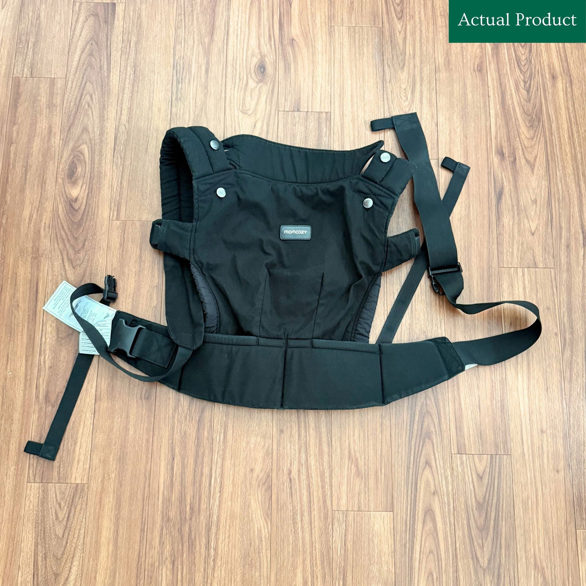 MomCosy PureHug Baby Carrier, Like New / Black