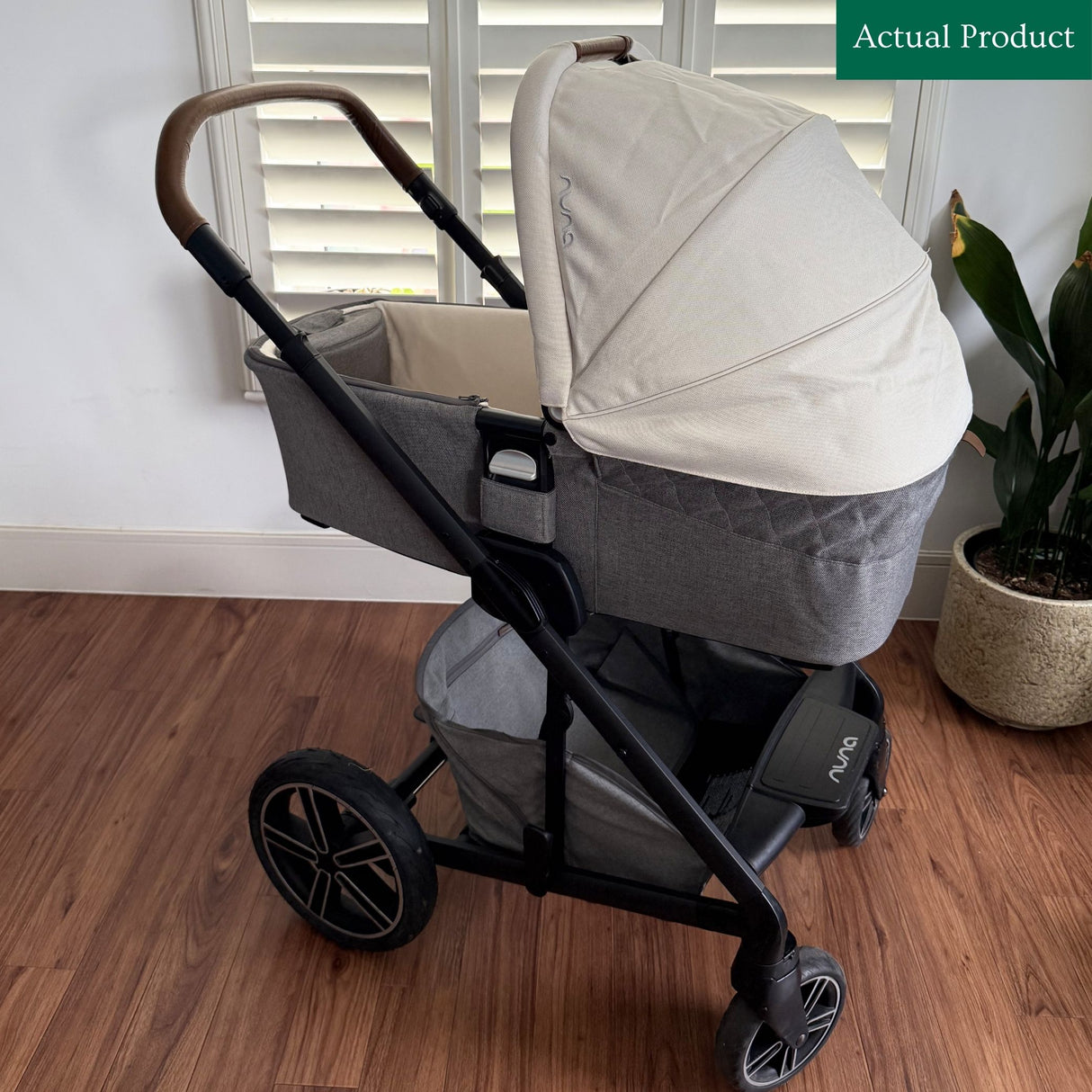 Nuna Mixx Next Travel System and Footmuff, Gently Used / Grey