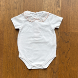 Pepa London Body Suit With Collar (9M), Like New / White