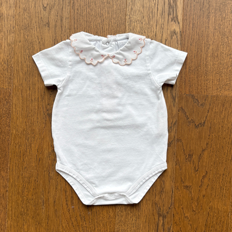 Pepa London Body Suit With Collar (9M), Like New / White