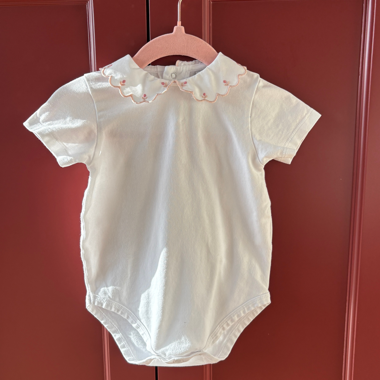 Pepa London Body Suit With Collar (9M), Like New / White