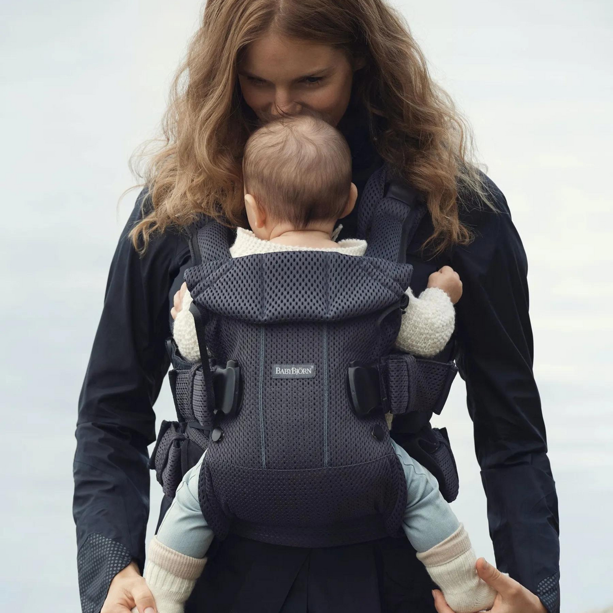 BabyBjorn Baby Carrier One Air, Gently Used / Blue