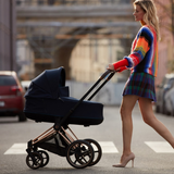 Cybex Priam Pram and Lux Carrycot, Gently Used / Rose Gold