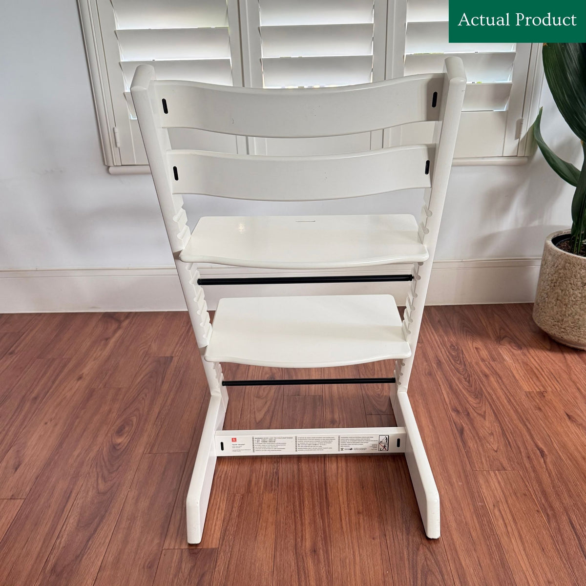 Tripp Trapp High Chair, Like New / White