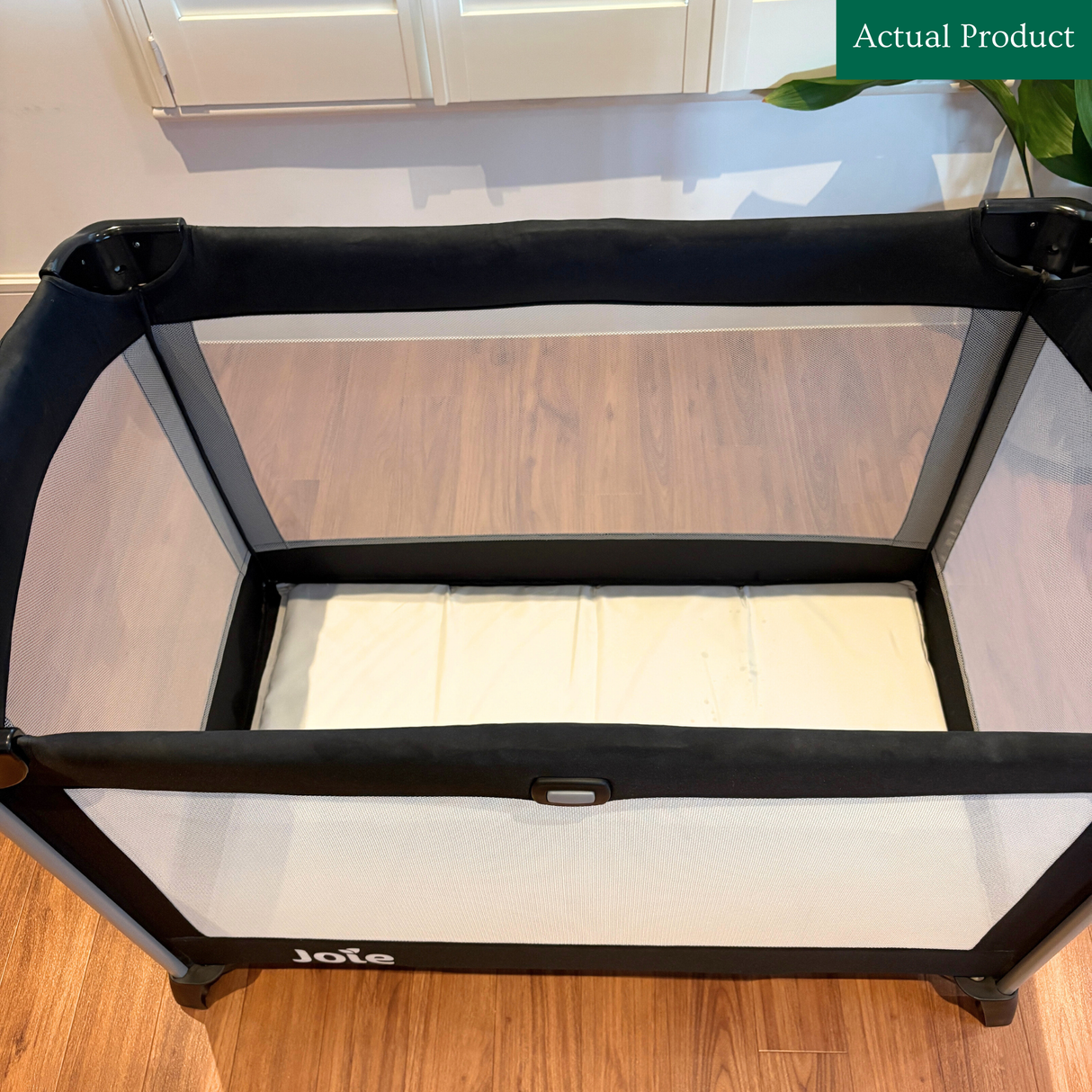 Joie Allura Travel Cot, Gently Used / Black