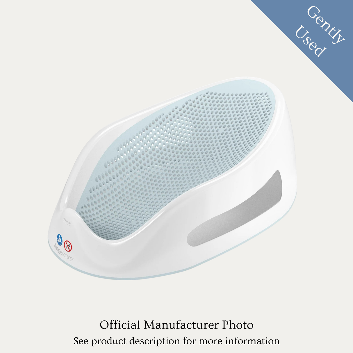 Angelcare Soft Touch Baby Bath Support, Gently Used / Blue